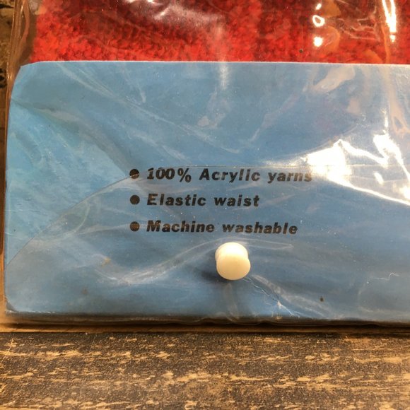 Vintage Korex Boucle' Red Yarn Pom Pom Golf Head Covers *Unopened *Never Used* - Picture 4 of 5